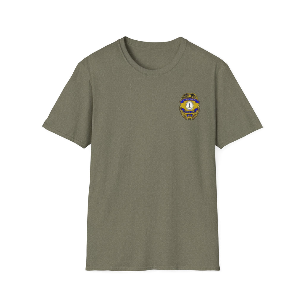 Middletown Police Badge T-Shirt-Plain Back— Law Enforcement
