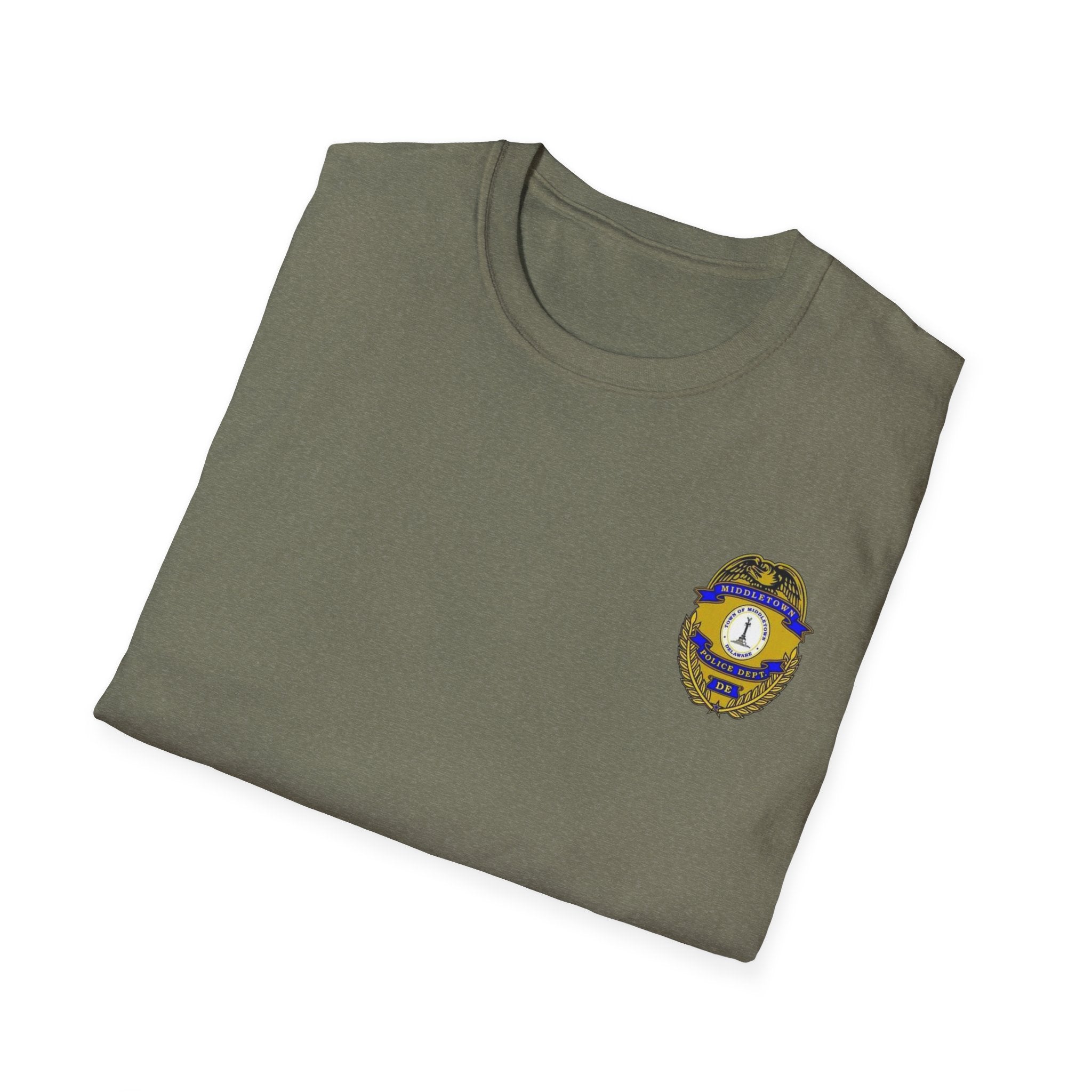 Middletown Police Badge T-Shirt-Plain Back— Law Enforcement