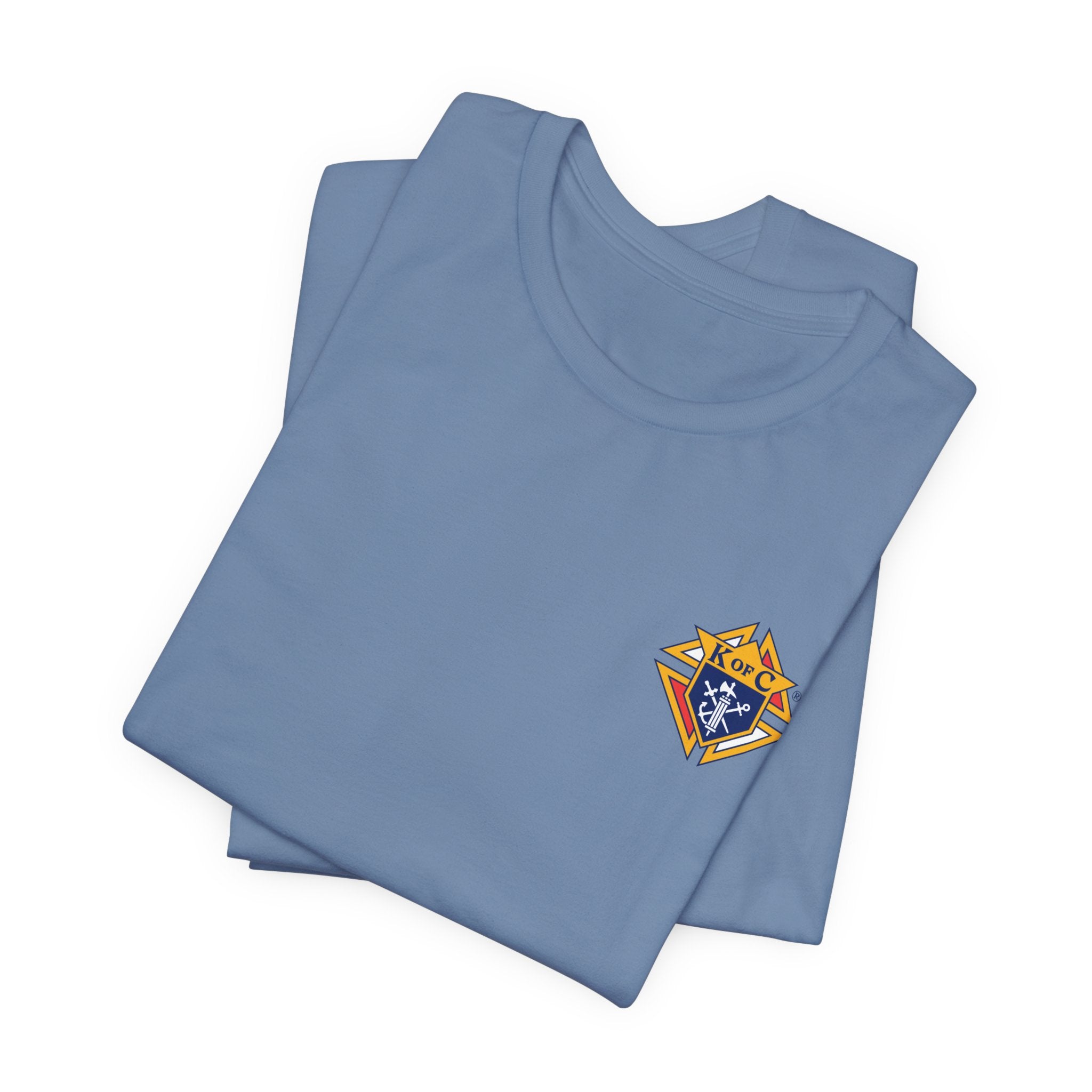 (Bella Canvas) Knights of Columbus Full Color Logo Front and Back