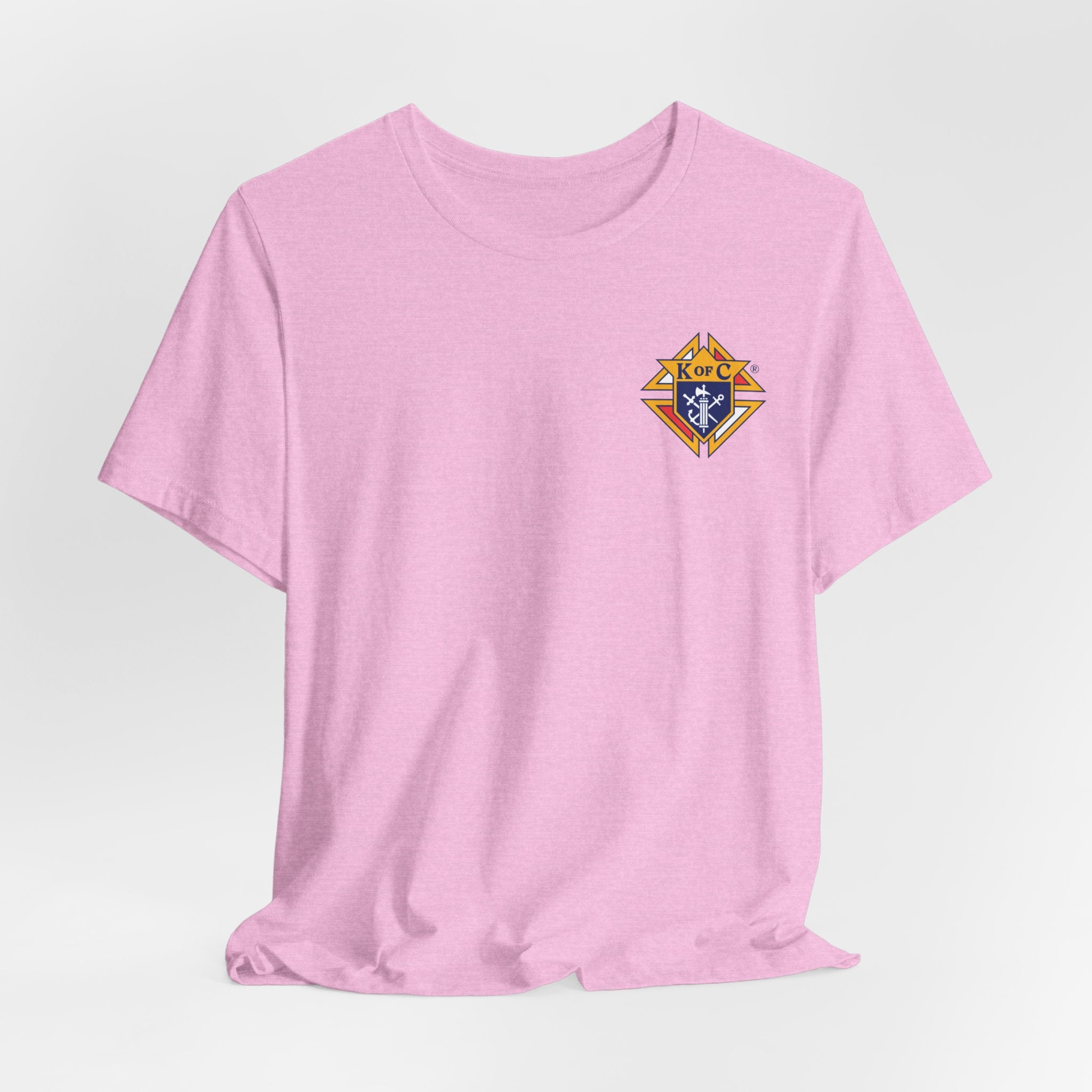 (Bella Canvas) Knights of Columbus Full Color Logo Front and Back