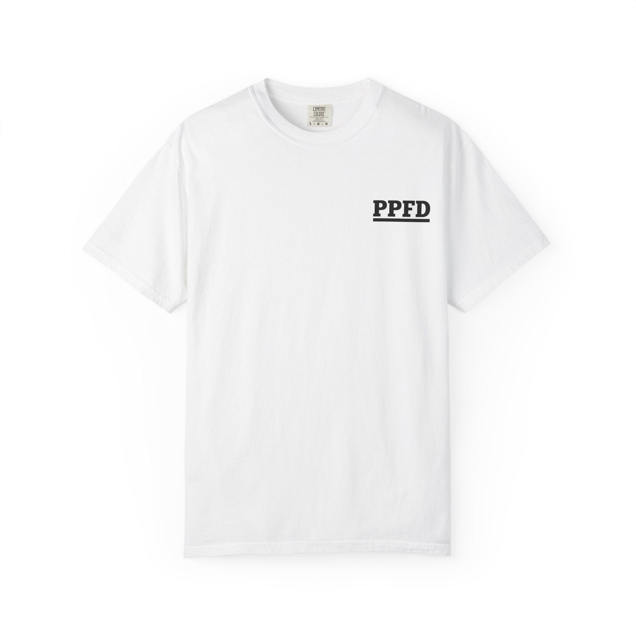 Minimal 'PFFD' Logo Cotton Pocket T-Shirt
