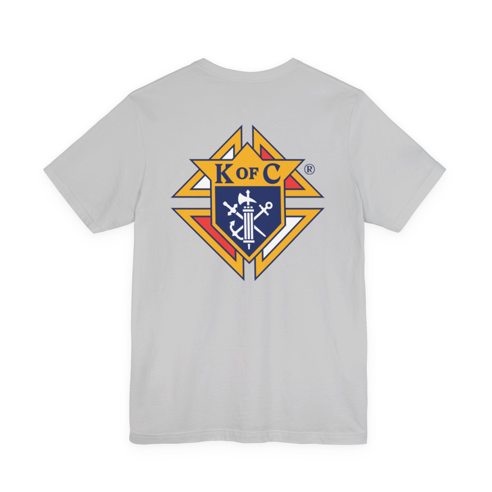 (Bella Canvas) Knights of Columbus Full Color Logo Front and Back