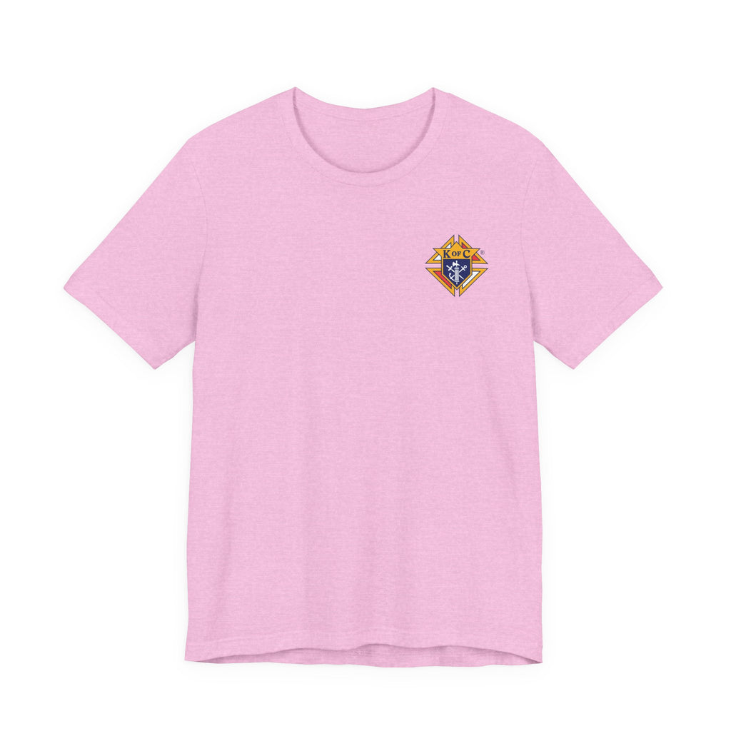 (Bella Canvas) Knights of Columbus Full Color Logo Front and Back