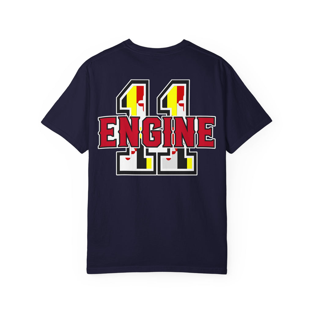 Matt's Pick- Comfort Colors-100% Cotton- MV-G1717-Firefighter Engine 11 T-Shirt