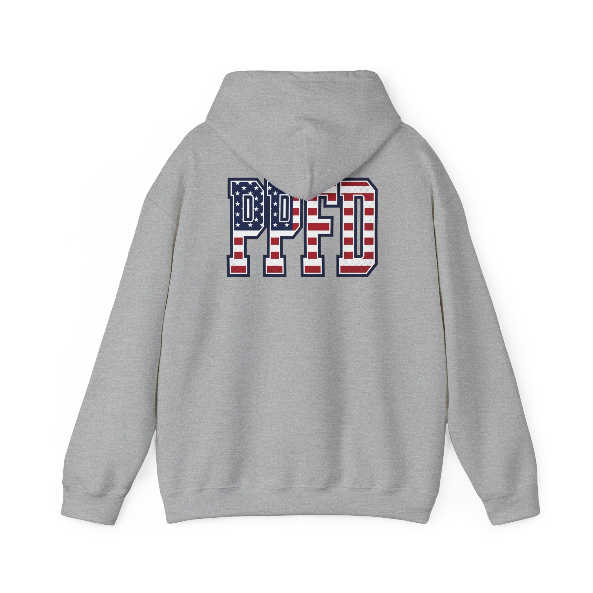 PPFD Patch Hoodie_PPFD USA_Back_Hooded Sweatshirt