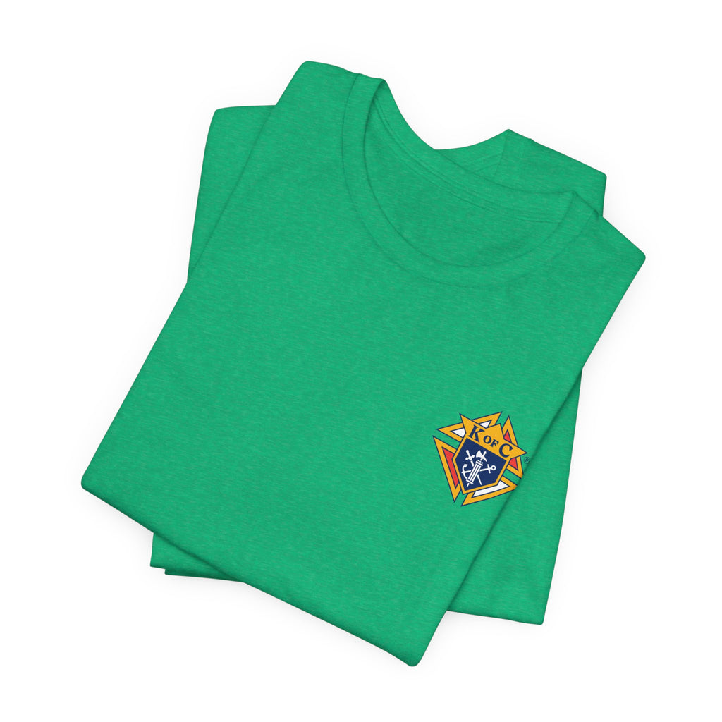 (Bella Canvas) Knights of Columbus Full Color Logo Front and Back