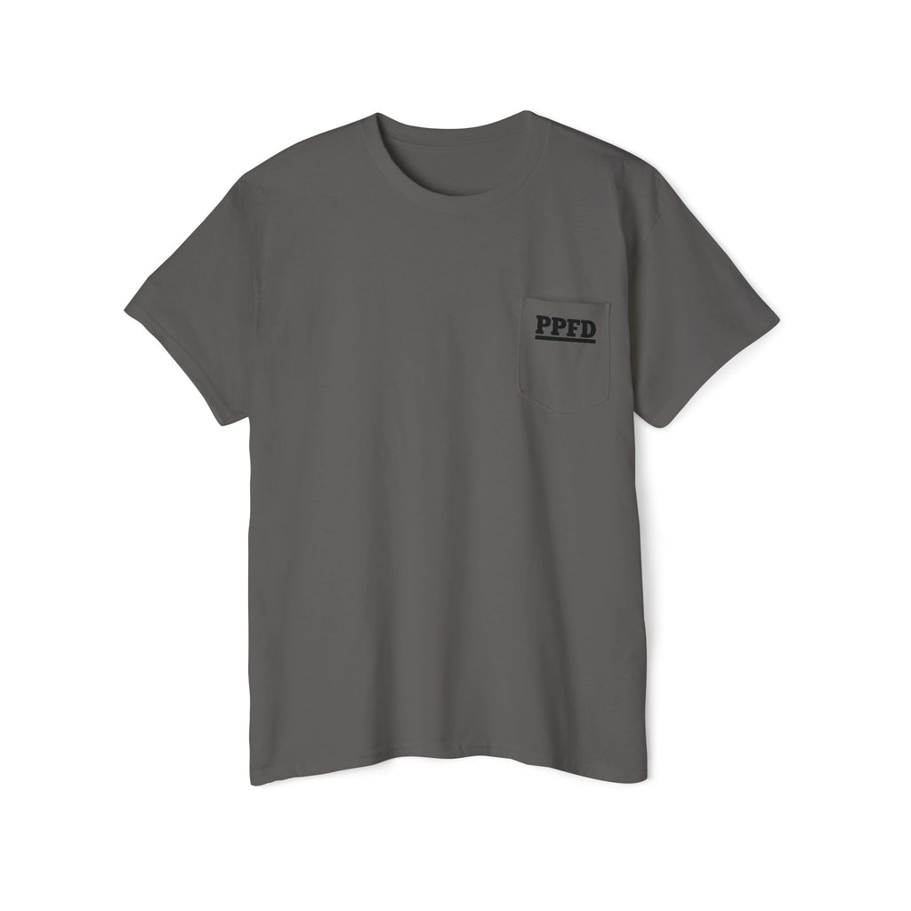 Pocket Tee — Minimal 'PFFD' Logo Cotton Pocket T-Shirt