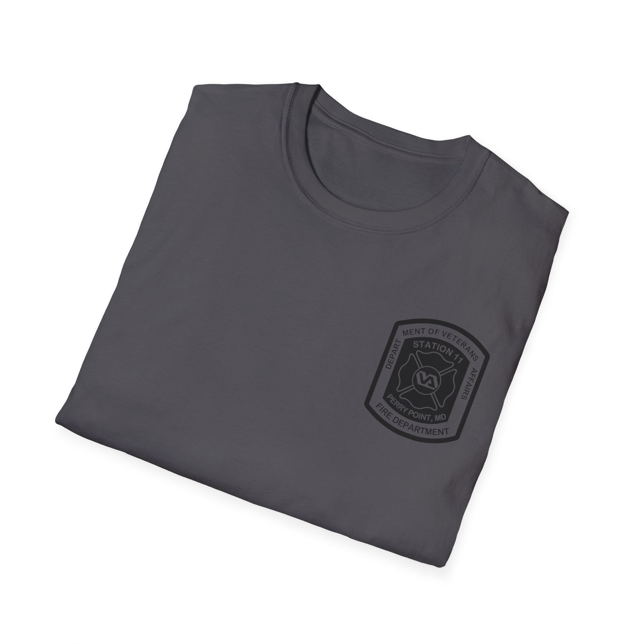 PPFD Logo-US-Flag--Engine-11 100% Cotton Tee