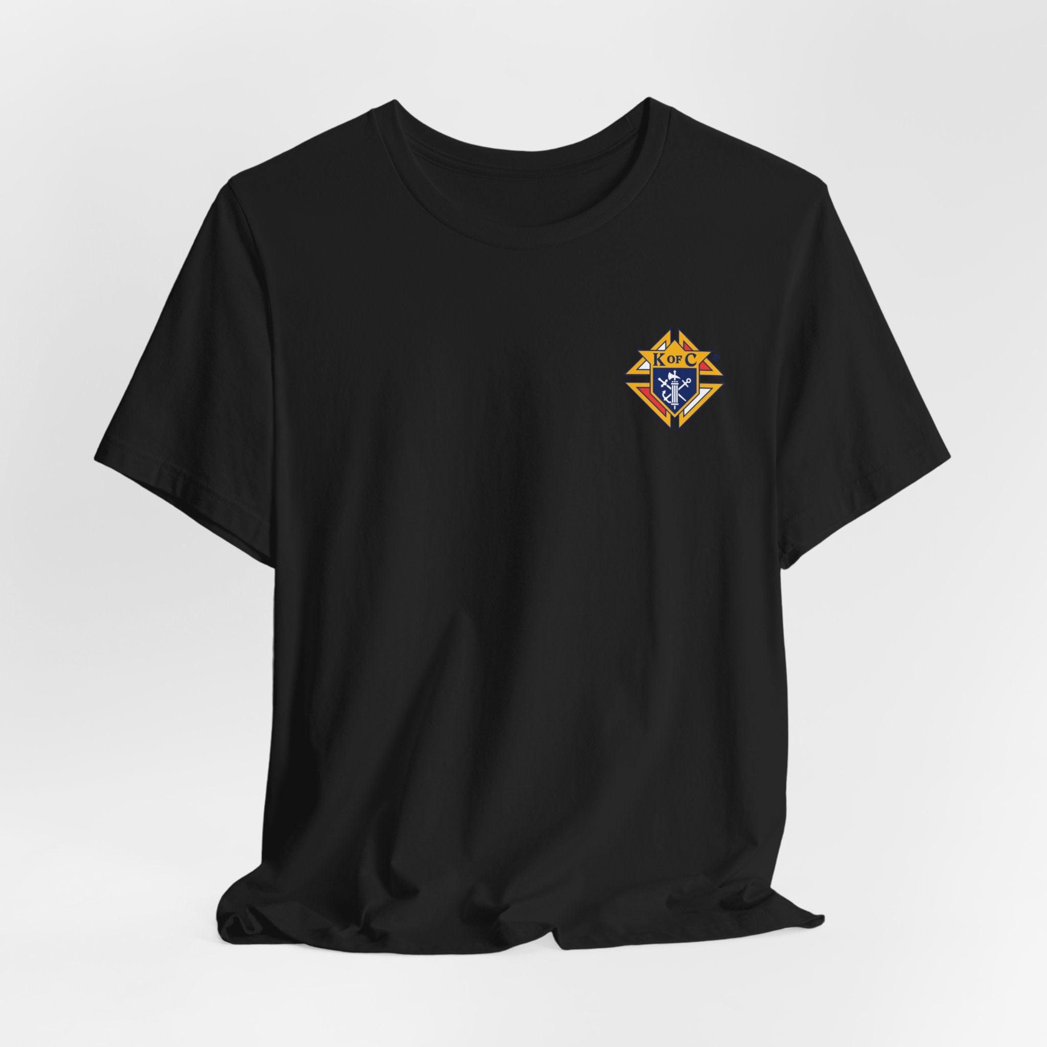 (Bella Canvas) Knights of Columbus Full Color Logo Front and Back