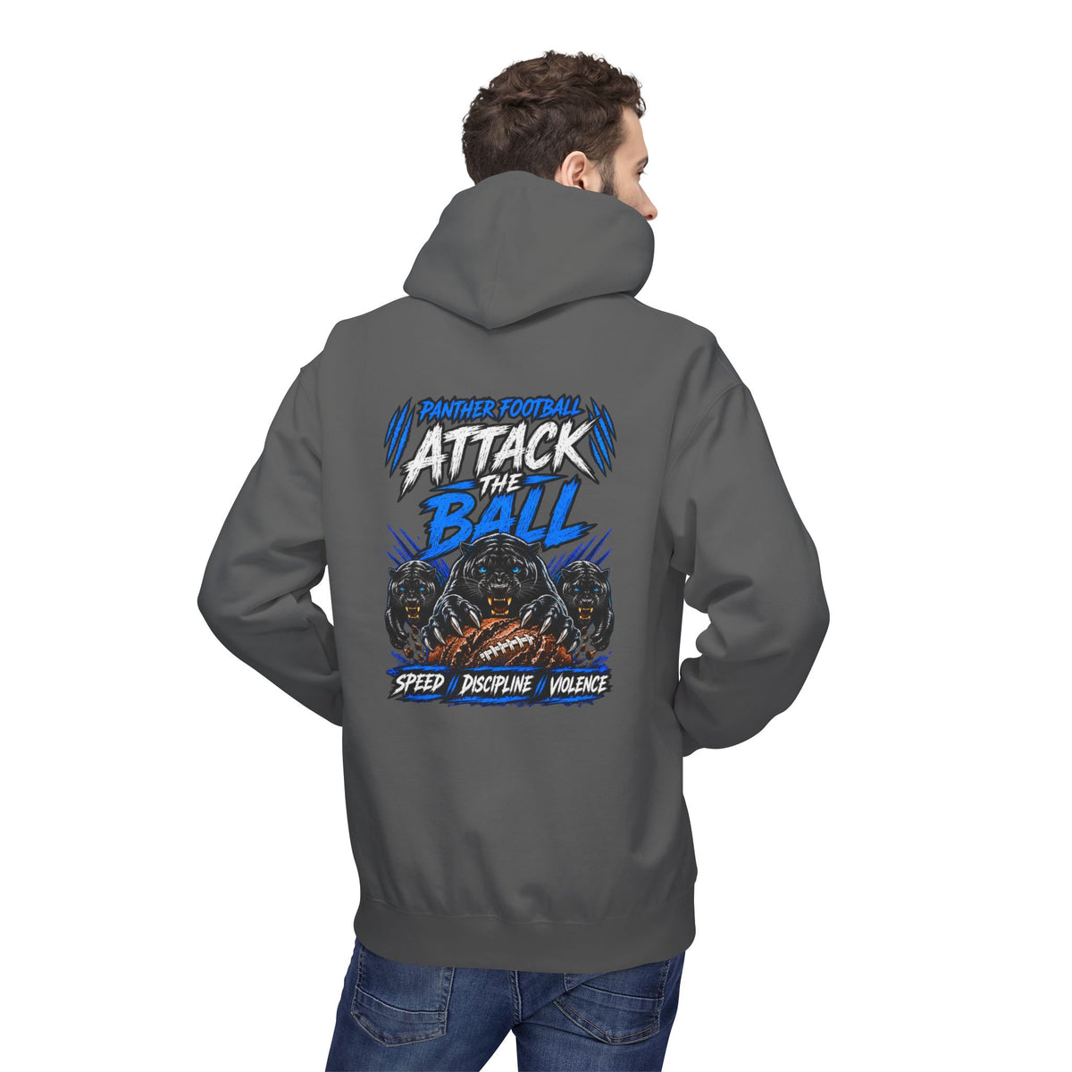 Attack the Ball Perryville Panthers Graphic Hoodie