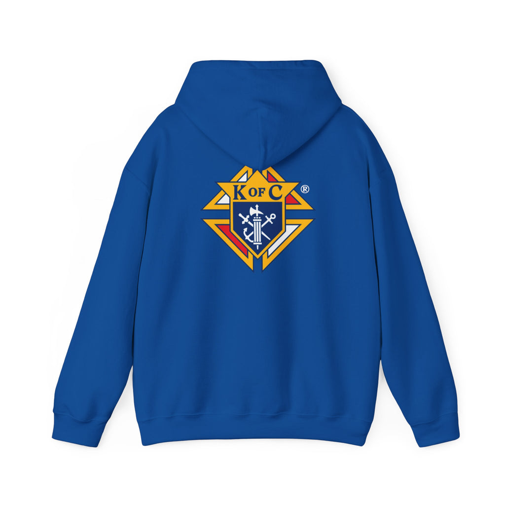 Knights of Columbus Logo Front and Back Pullover Hoodie