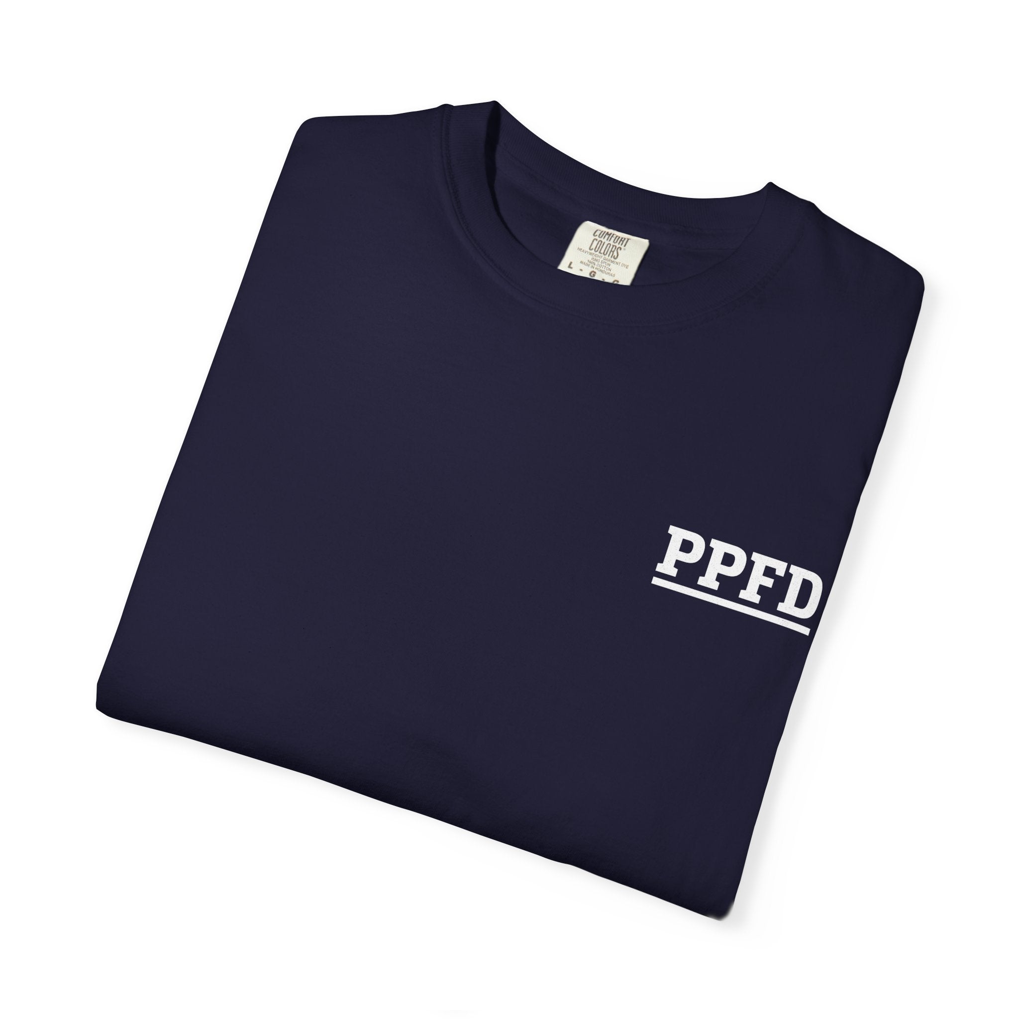 Minimal 'PFFD' Logo Cotton Pocket T-Shirt