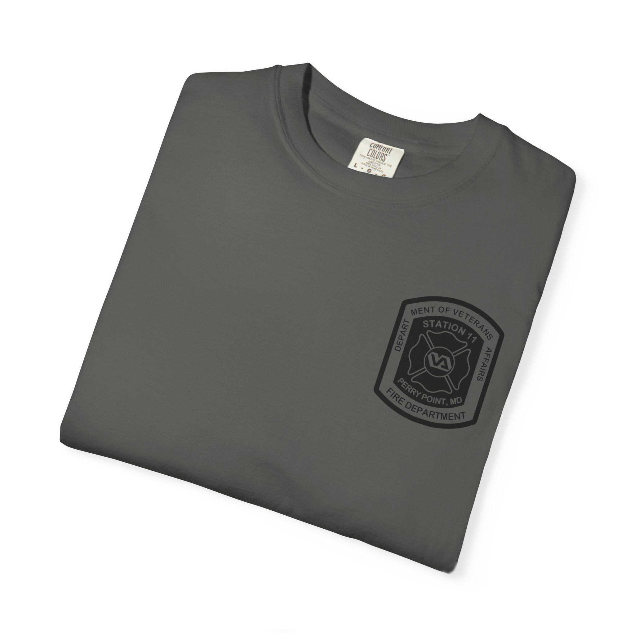 PPFD Logo-Marine-11-Merman- Comfort Colors 100% Cotton Tee