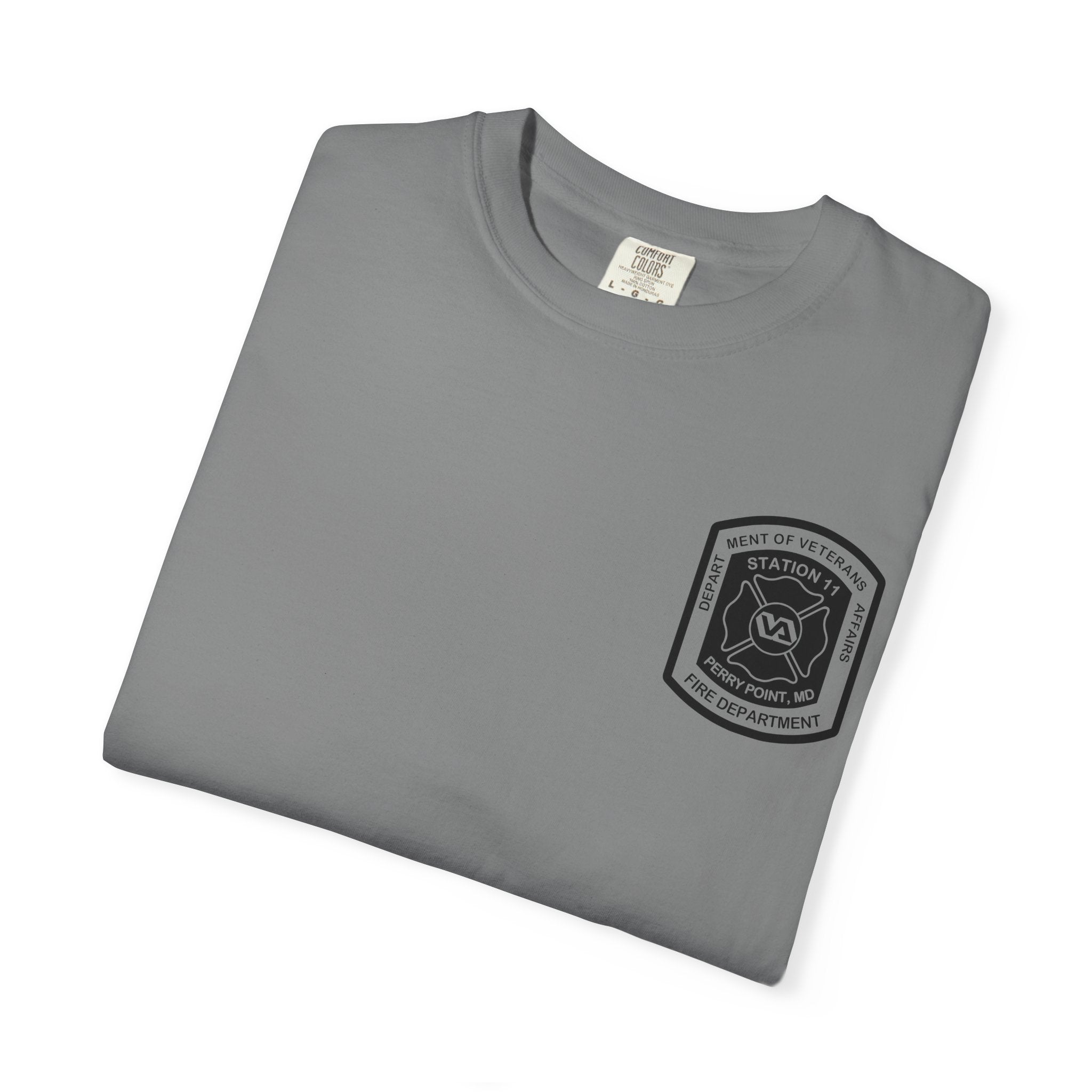 PPFD Logo-Marine-11-Merman- Comfort Colors 100% Cotton Tee