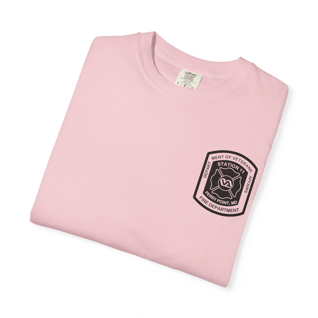 PPFD Logo-Marine-11-Merman- Comfort Colors 100% Cotton Tee
