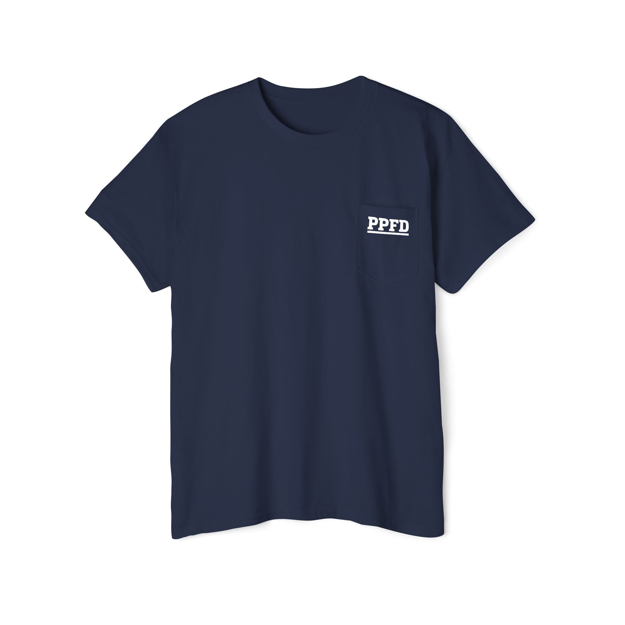Pocket Tee — Minimal 'PFFD' Logo Cotton Pocket T-Shirt
