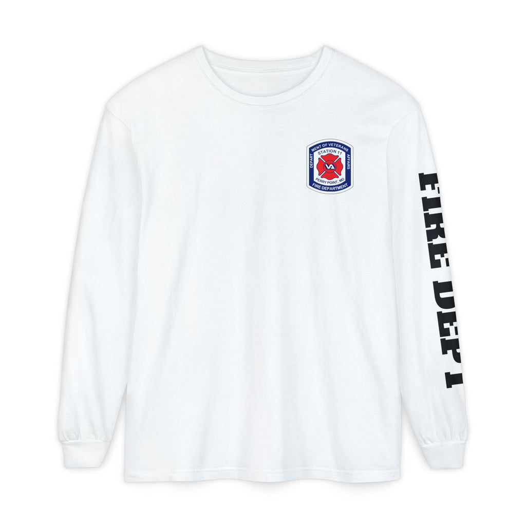 T-Shirt PPFD Patch Front, PPDF Flag Back, FIRE DEPT Left Sleeve