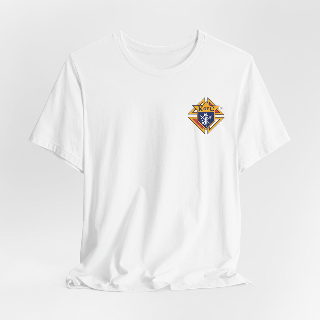(Bella Canvas) Knights of Columbus Full Color Logo Front and Back