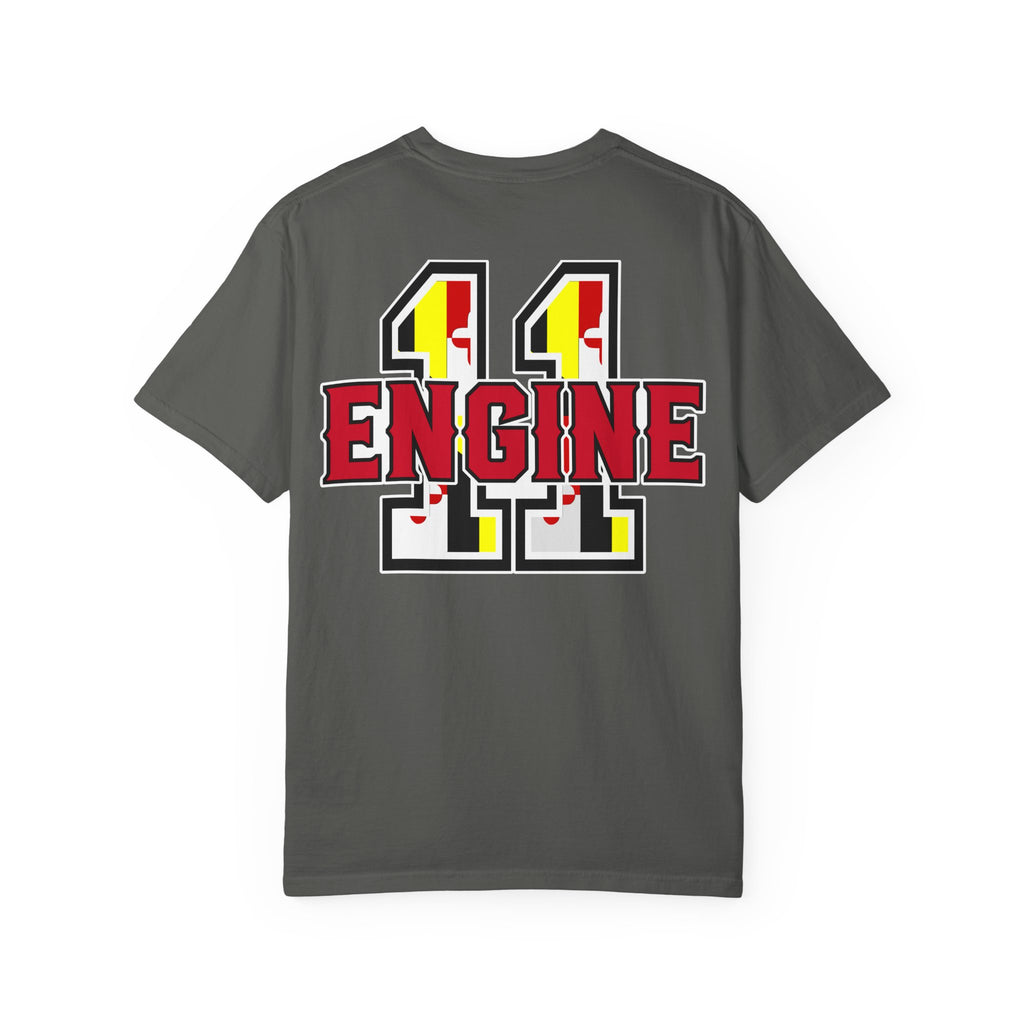 Matt's Pick- Comfort Colors-100% Cotton- MV-G1717-Firefighter Engine 11 T-Shirt