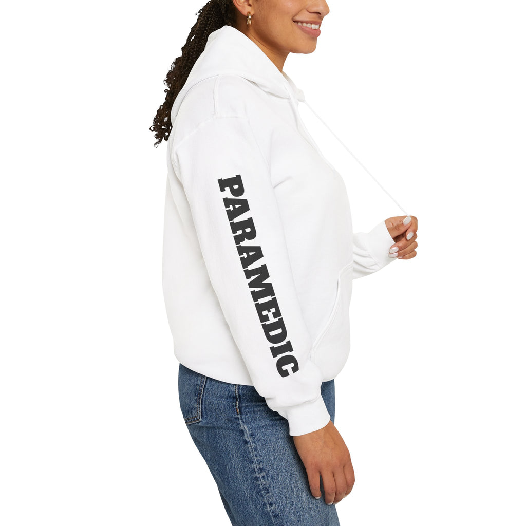 Patch Hoodie - PPFD 11 Back - PARAMEDIC Sleeve - Hooded Sweatshirt