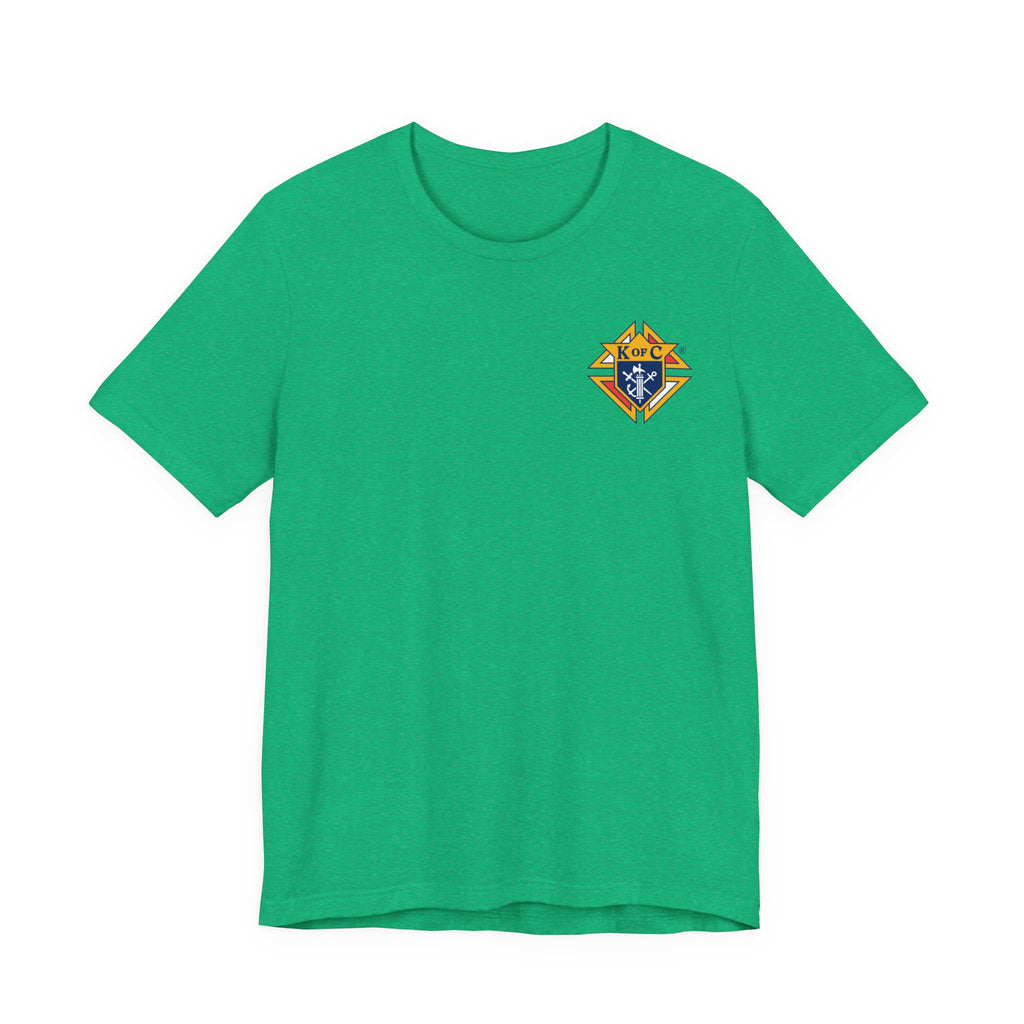 (Bella Canvas) Knights of Columbus Full Color Logo Front and Back
