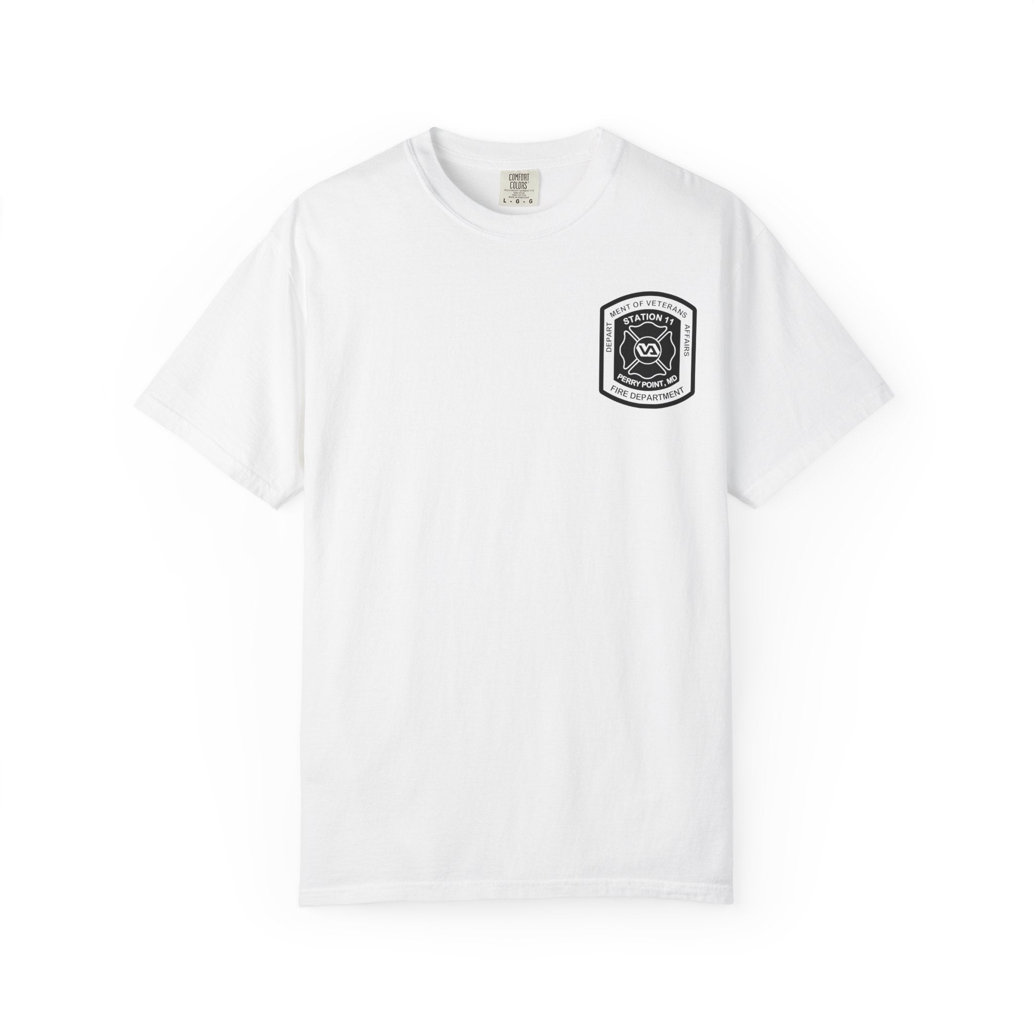 PPFD Logo-Marine-11-Merman- Comfort Colors 100% Cotton Tee