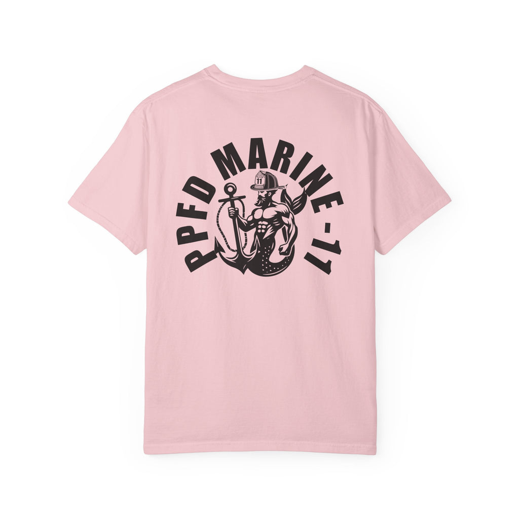 PPFD Logo-Marine-11-Merman- Comfort Colors 100% Cotton Tee