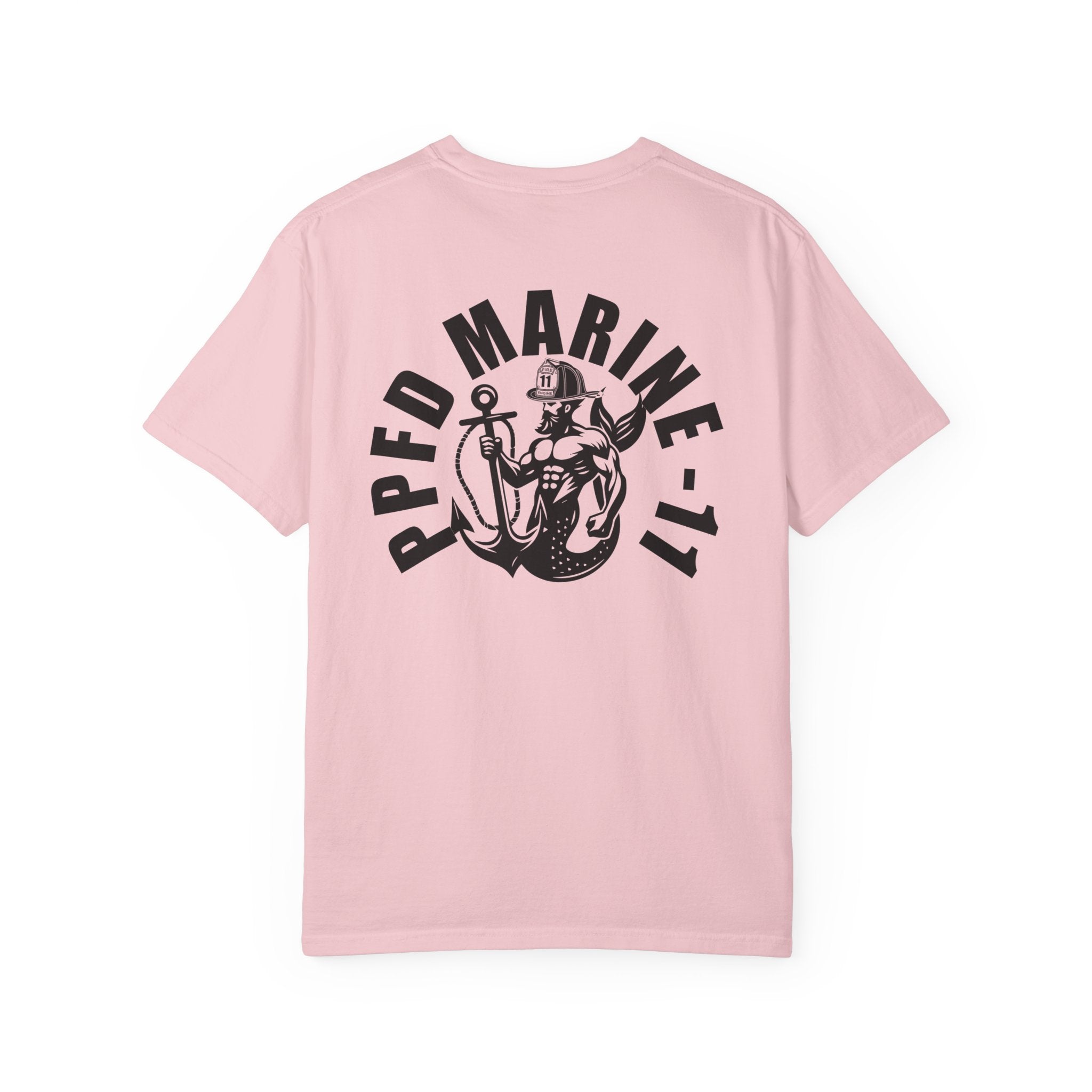 PPFD Logo-Marine-11-Merman- Comfort Colors 100% Cotton Tee