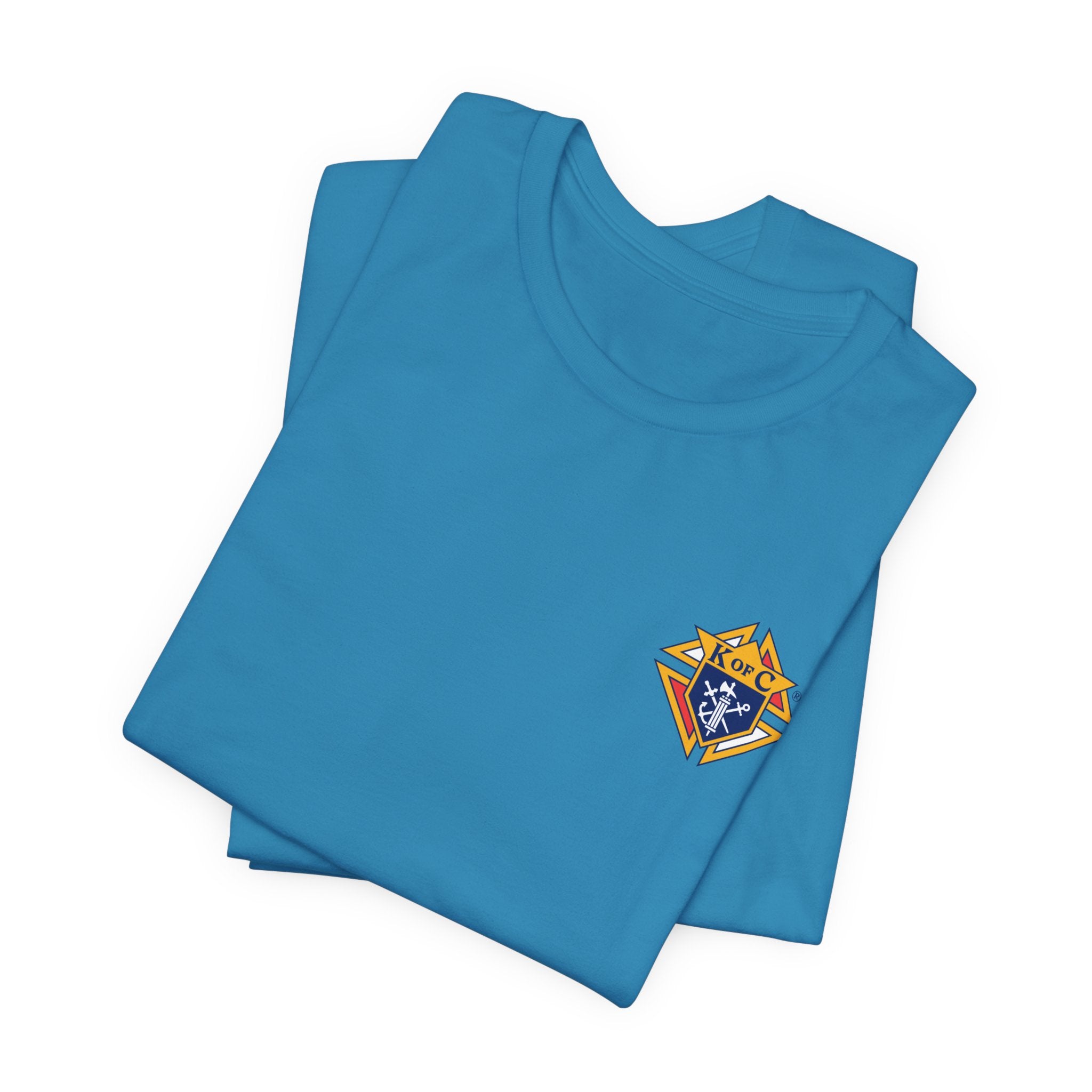 (Bella Canvas) Knights of Columbus Full Color Logo Front and Back