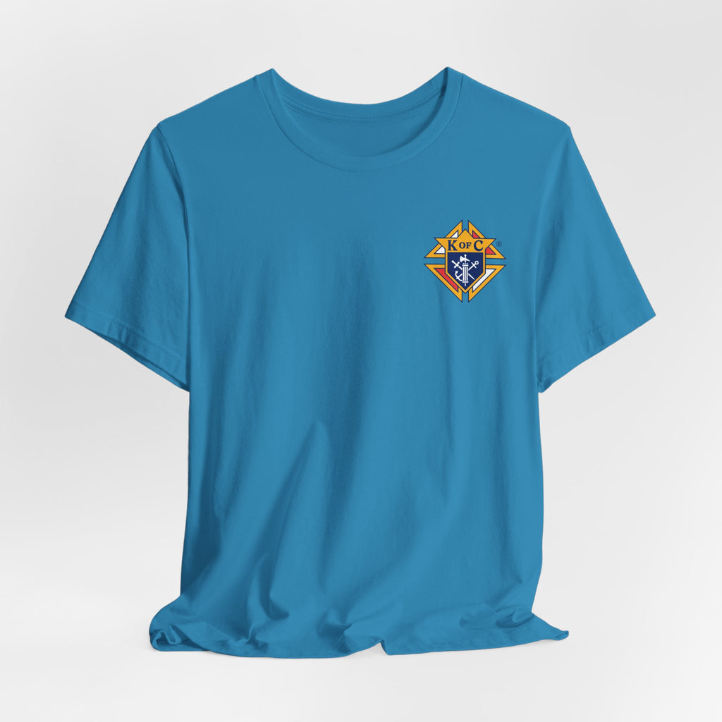 (Bella Canvas) Knights of Columbus Full Color Logo Front and Back