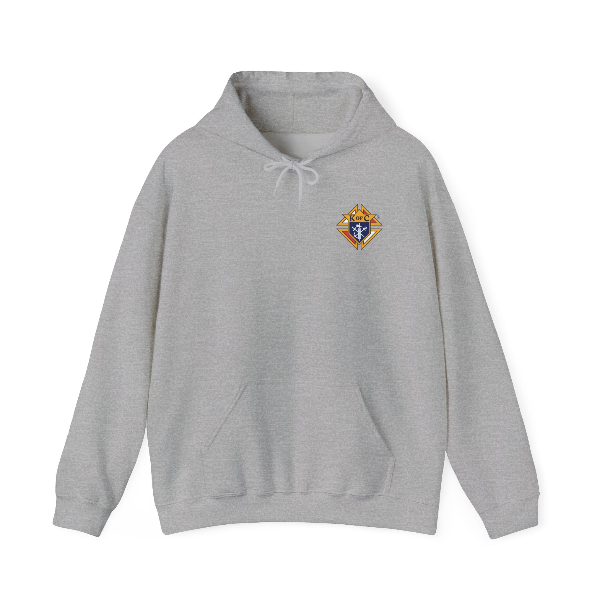 Knights of Columbus Logo Front and Back Pullover Hoodie