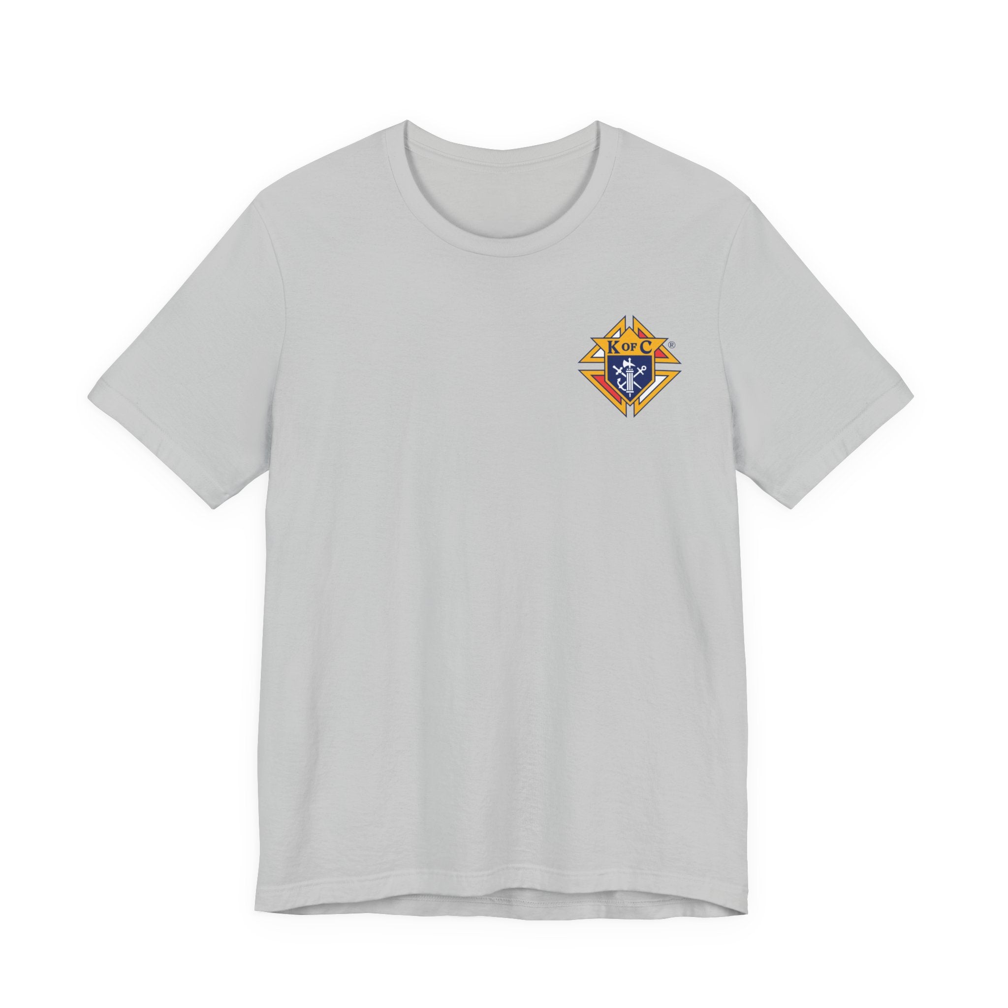 (Bella Canvas) Knights of Columbus Full Color Logo Front and Back