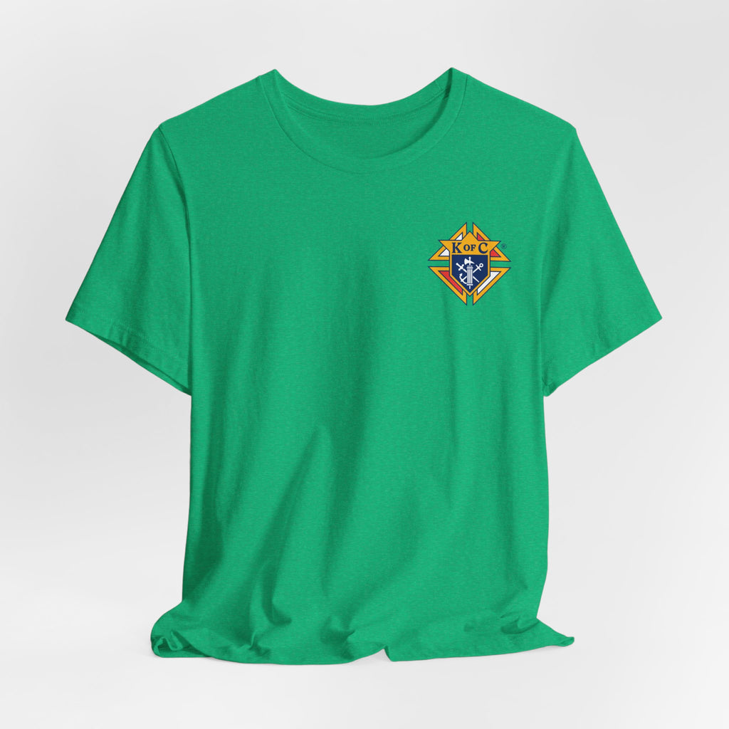(Bella Canvas) Knights of Columbus Full Color Logo Front and Back