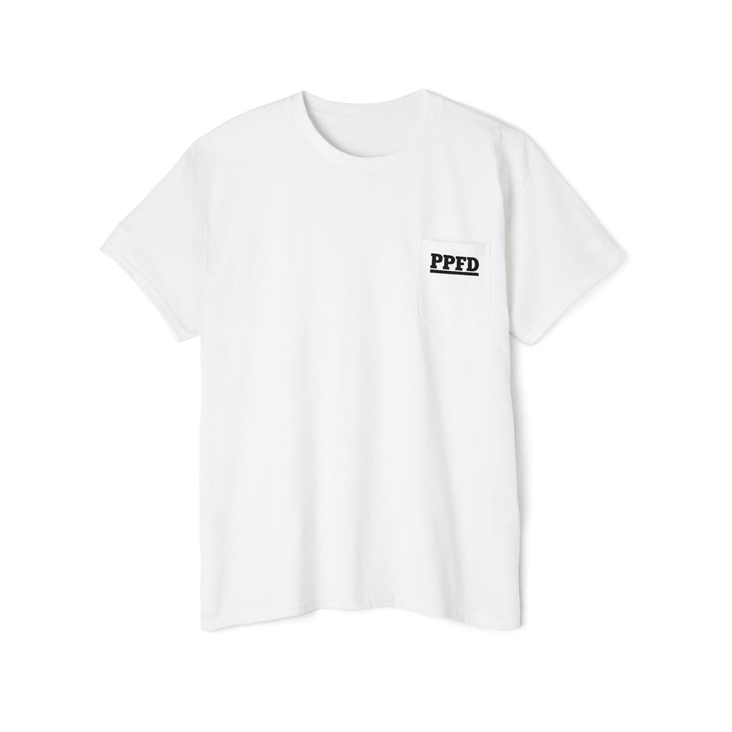 Pocket Tee — Minimal 'PFFD' Logo Cotton Pocket T-Shirt