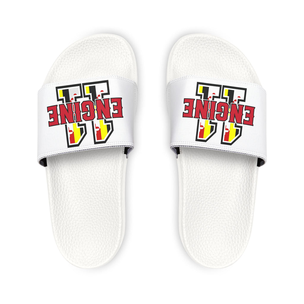 Slide Sandals — 'Engine 11_MD MFlag_Removable-Strap Pool Slides