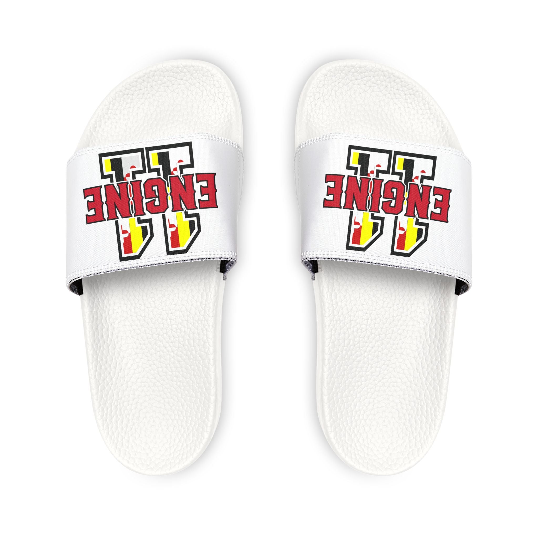 Slide Sandals — 'Engine 11_MD MFlag_Removable-Strap Pool Slides