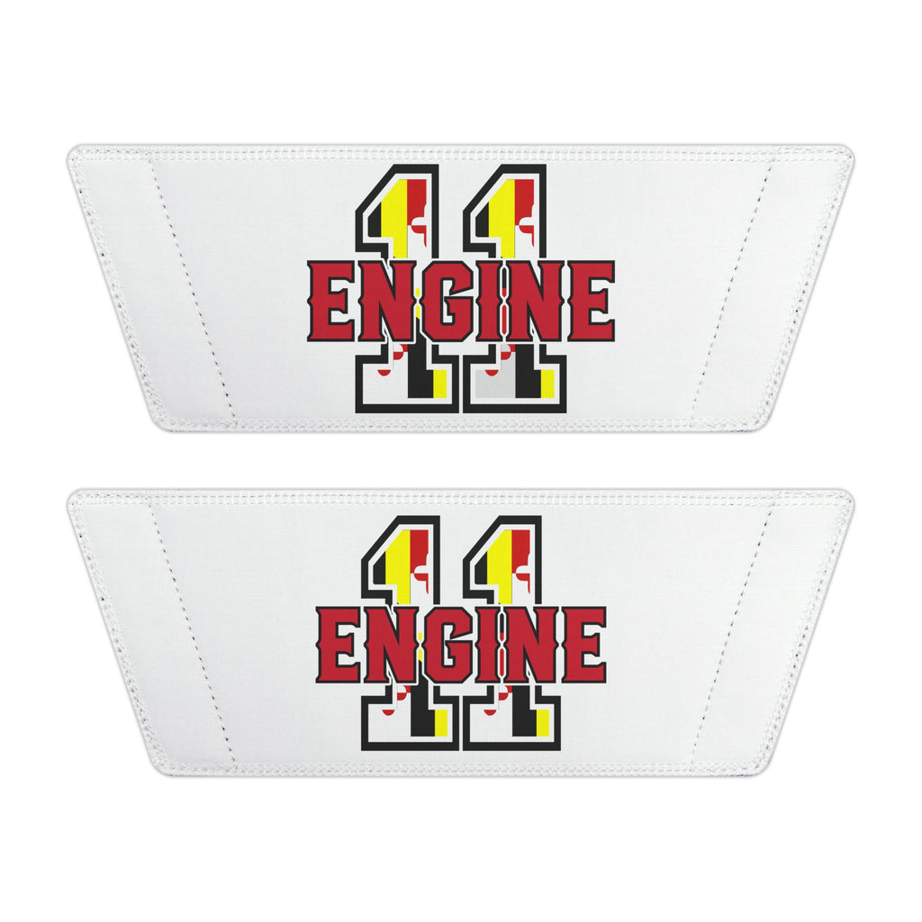 Slide Sandals — 'Engine 11_MD MFlag_Removable-Strap Pool Slides