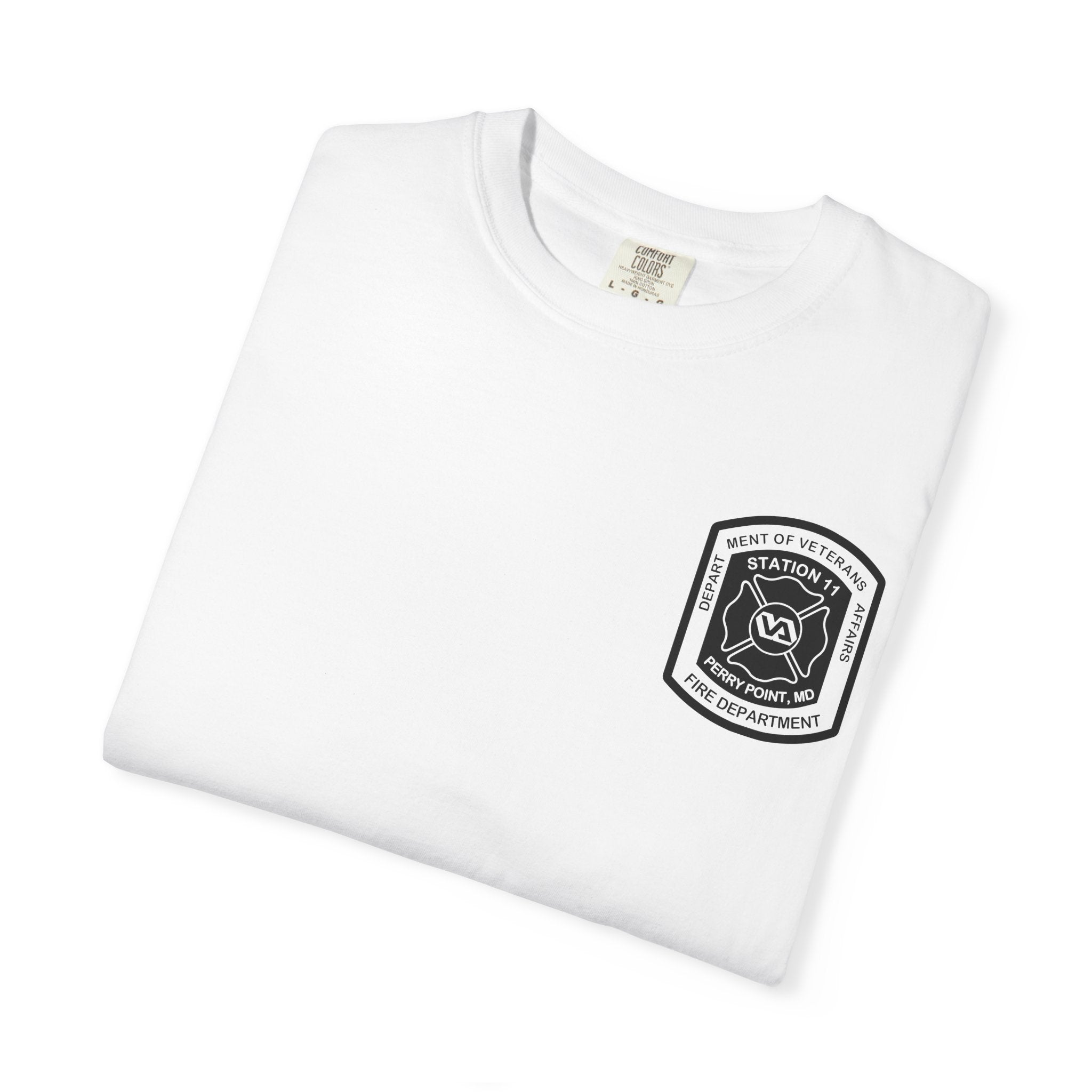 PPFD Logo-Marine-11-Merman- Comfort Colors 100% Cotton Tee