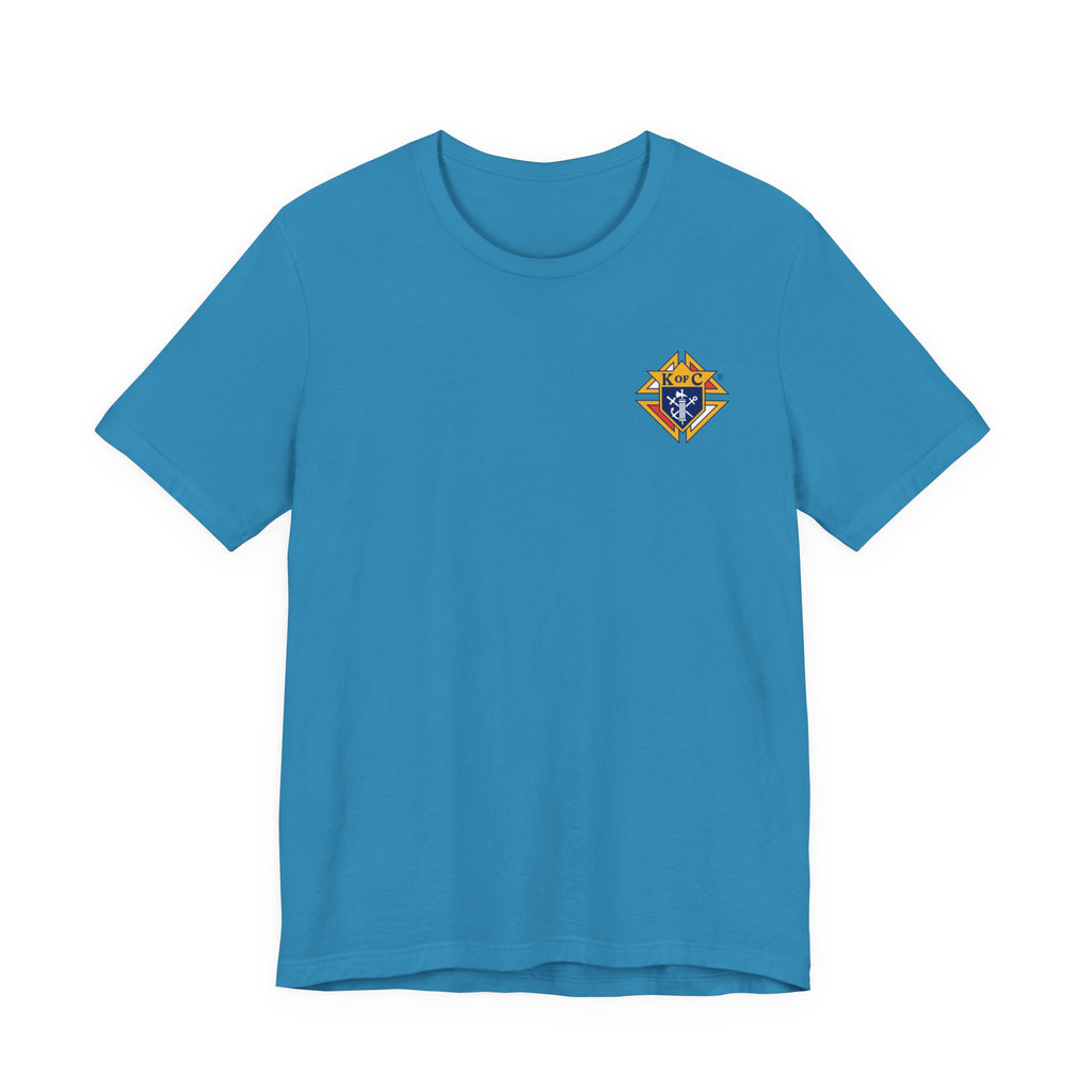 (Bella Canvas) Knights of Columbus Full Color Logo Front and Back