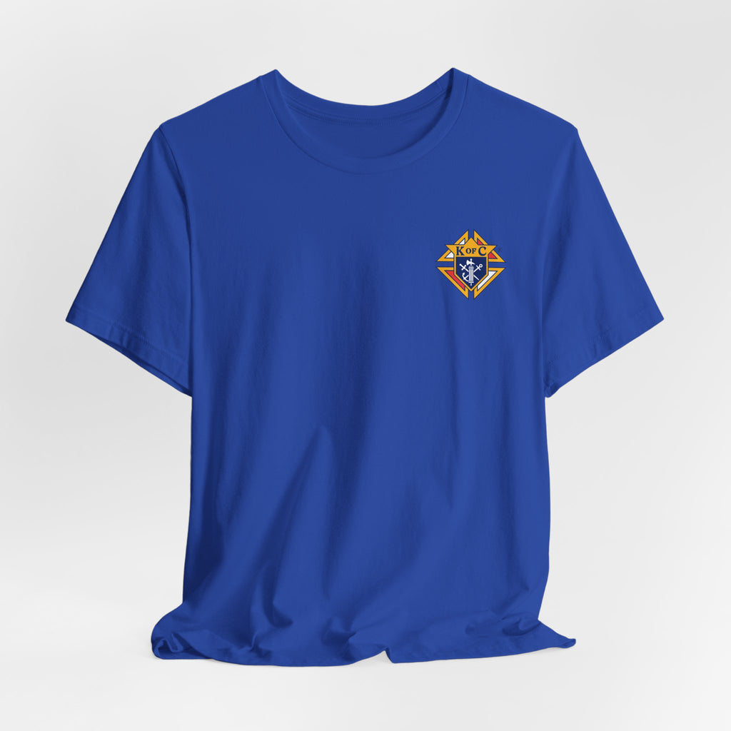 (Bella Canvas) Knights of Columbus Full Color Logo Front and Back