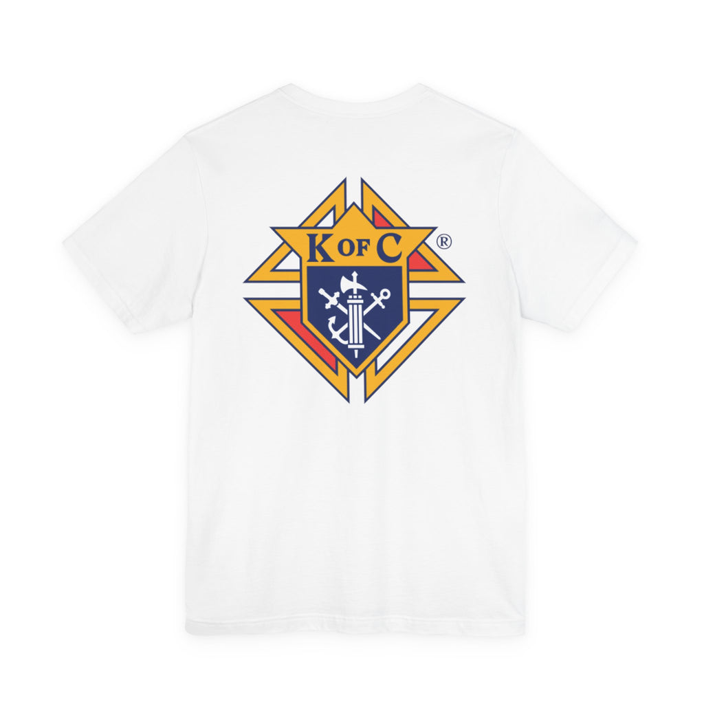 (Bella Canvas) Knights of Columbus Full Color Logo Front and Back