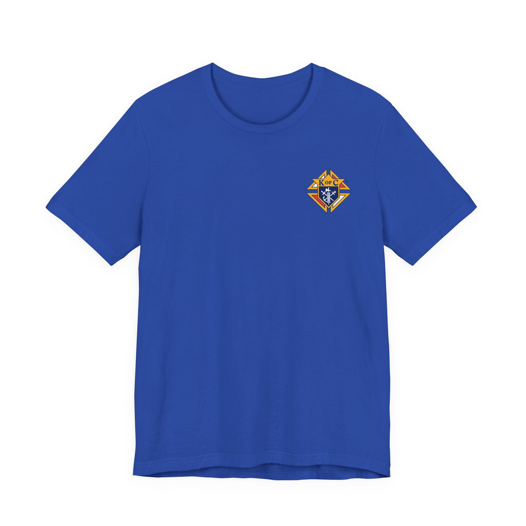 (Bella Canvas) Knights of Columbus Full Color Logo Front and Back
