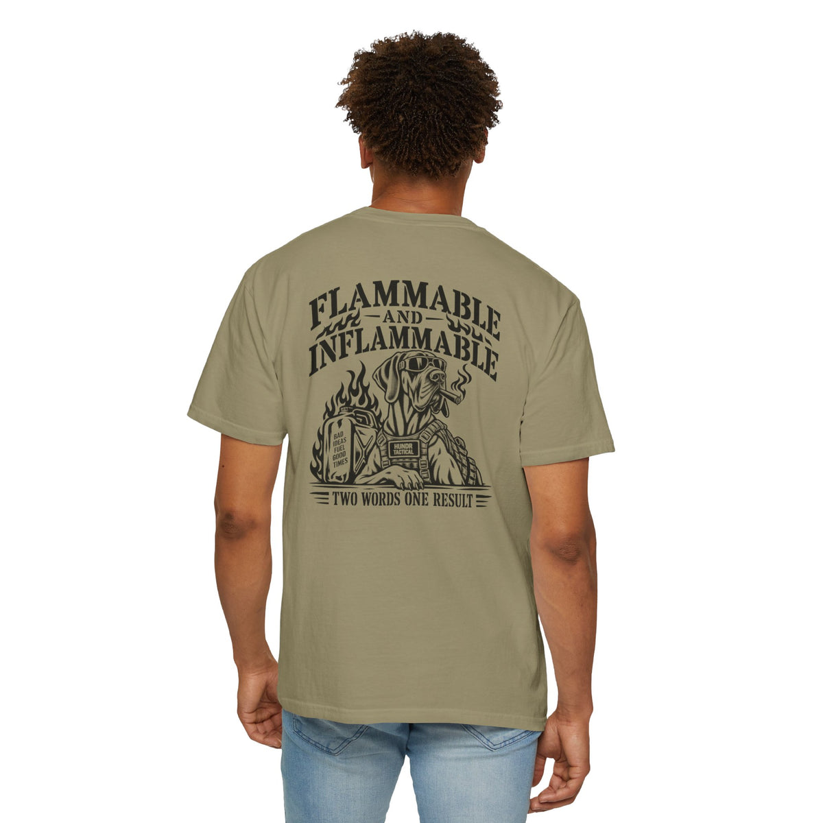 Inflammable Hundr Tactical T-Shirt