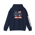 Patch Hoodie - PPFD 11 Back - PARAMEDIC Sleeve - Hooded Sweatshirt