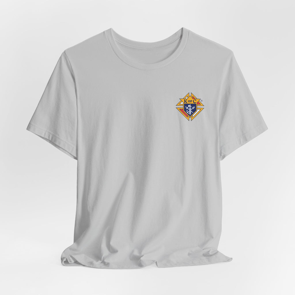 (Bella Canvas) Knights of Columbus Full Color Logo Front and Back