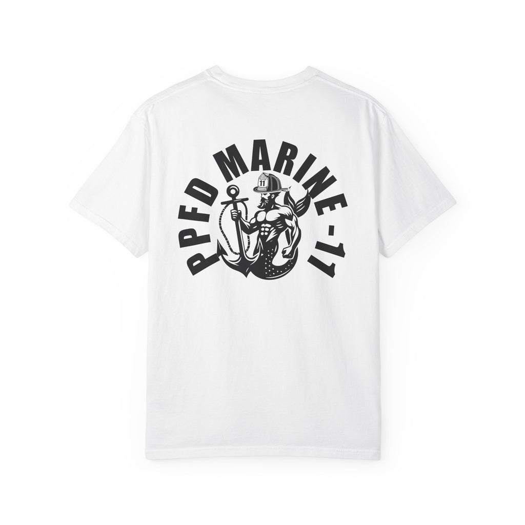 PPFD Logo-Marine-11-Merman- Comfort Colors 100% Cotton Tee