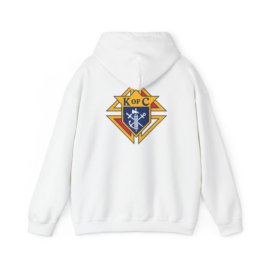 Knights of Columbus Logo Front and Back Pullover Hoodie