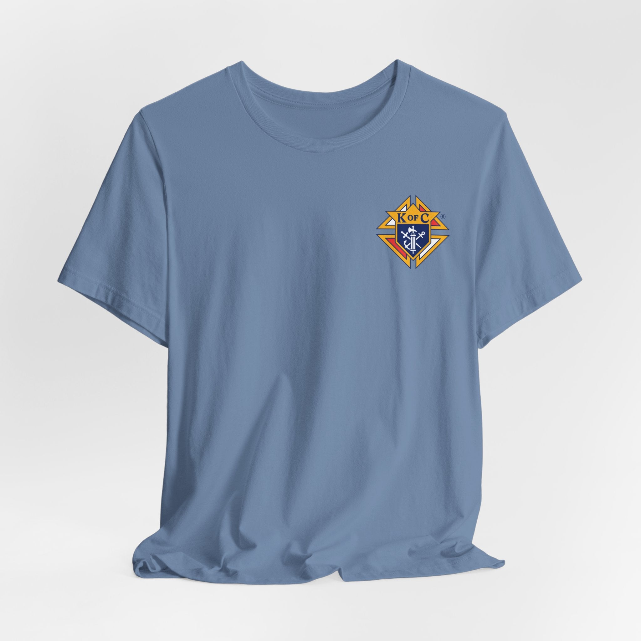 (Bella Canvas) Knights of Columbus Full Color Logo Front and Back