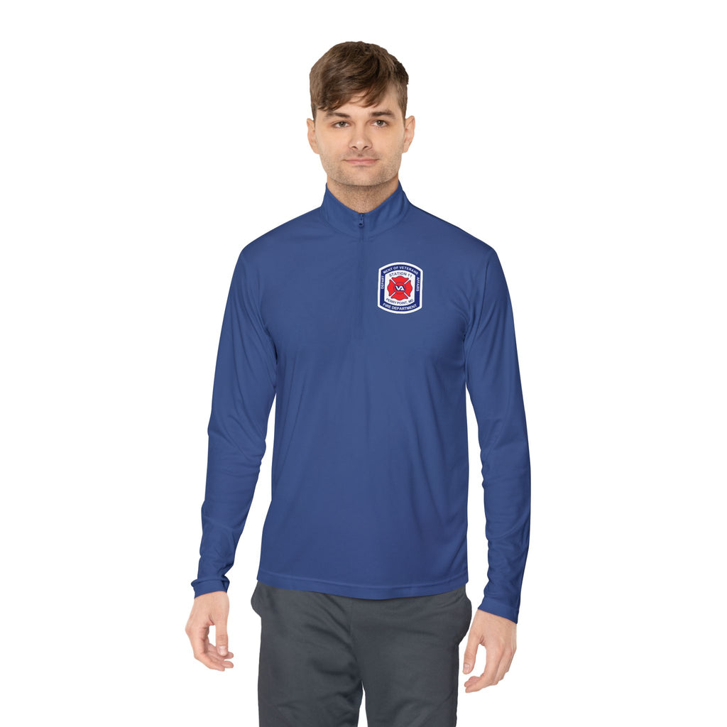 PPFD Patch Only - Blank Back - Unisex Quarter-Zip Pullover