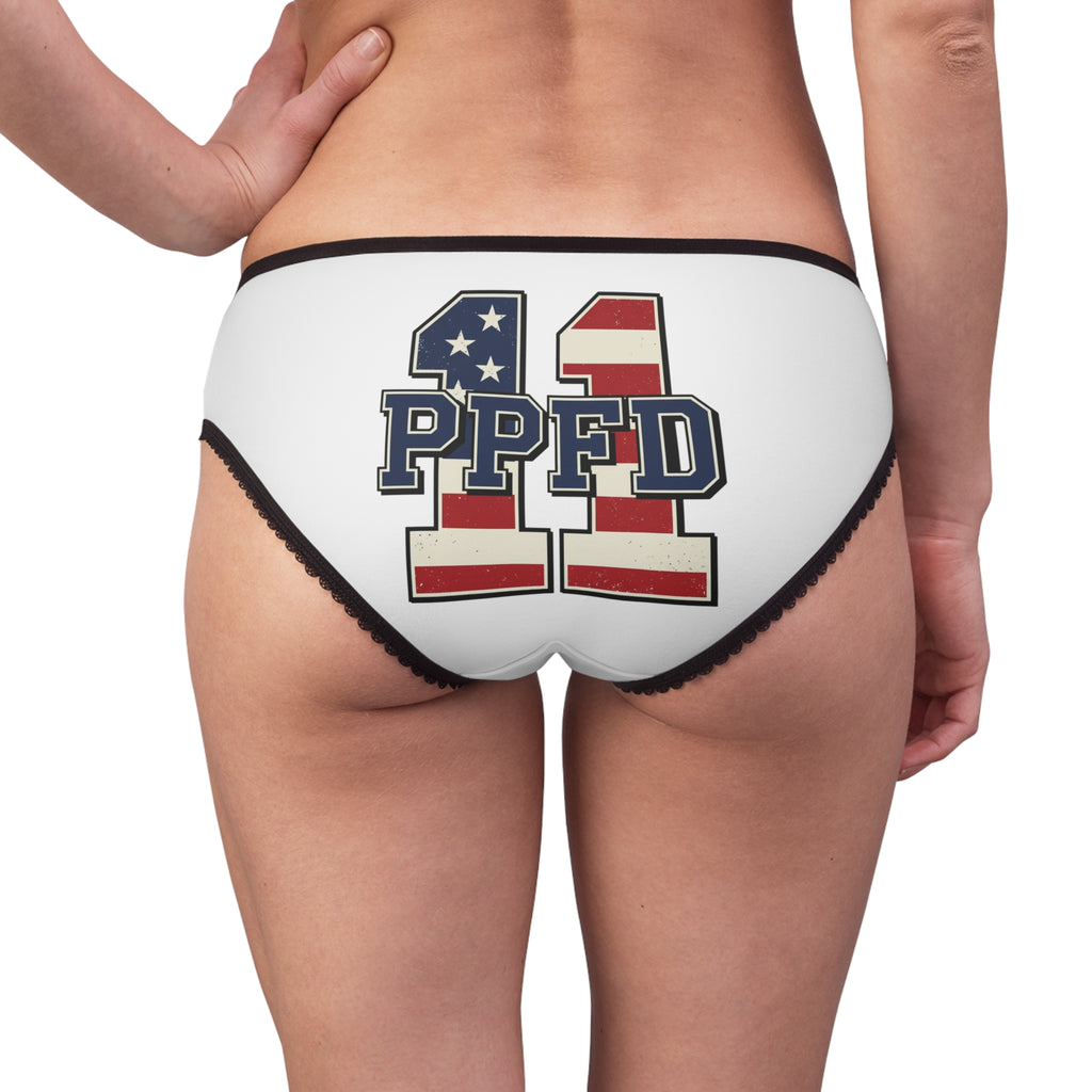 Fire Department 11 Women's Briefs — PPFD American Flag Badge
